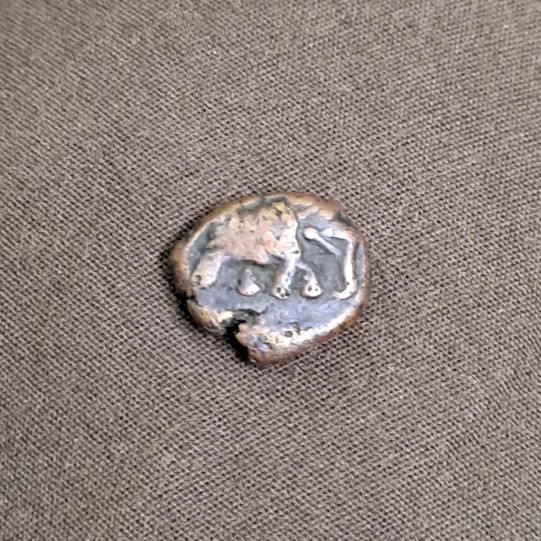 1/2 Kasu - Krishna Raja Wodeyar Ii (1734-1766 Ad)